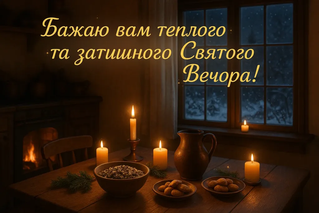 Привітання з святим вечором