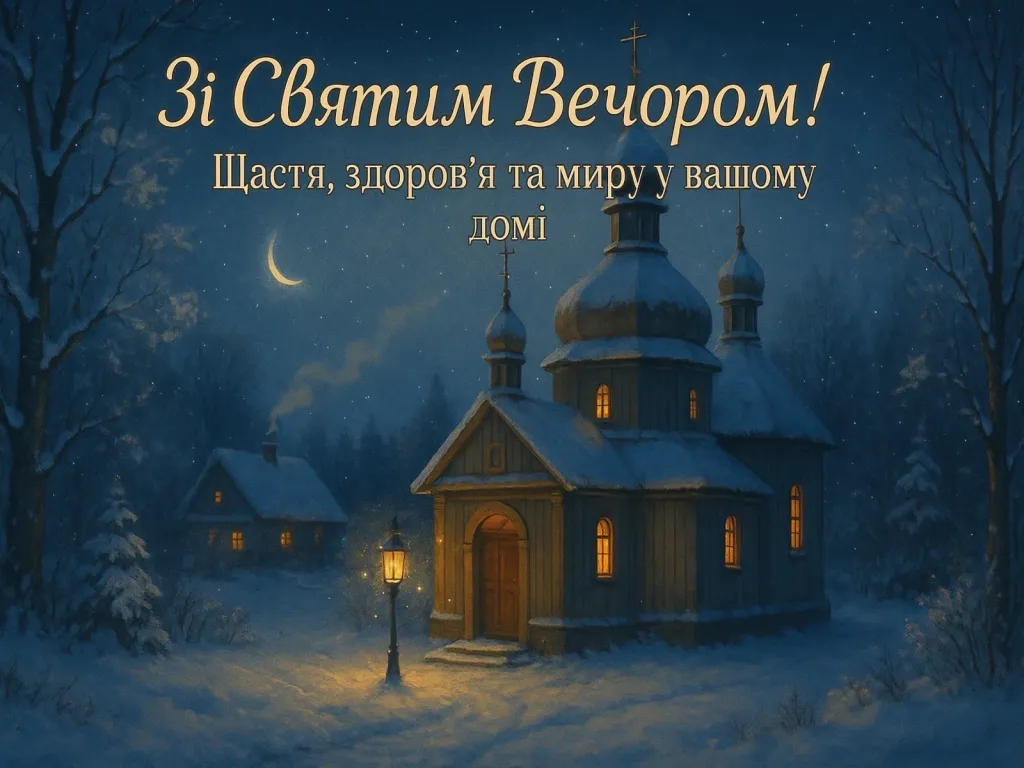 Привітання з святим вечором