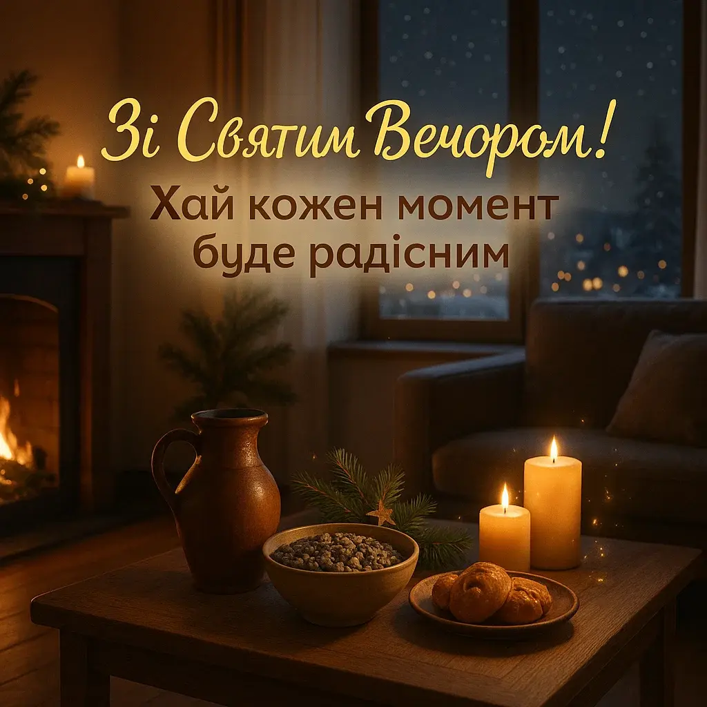 Привітання з святим вечором