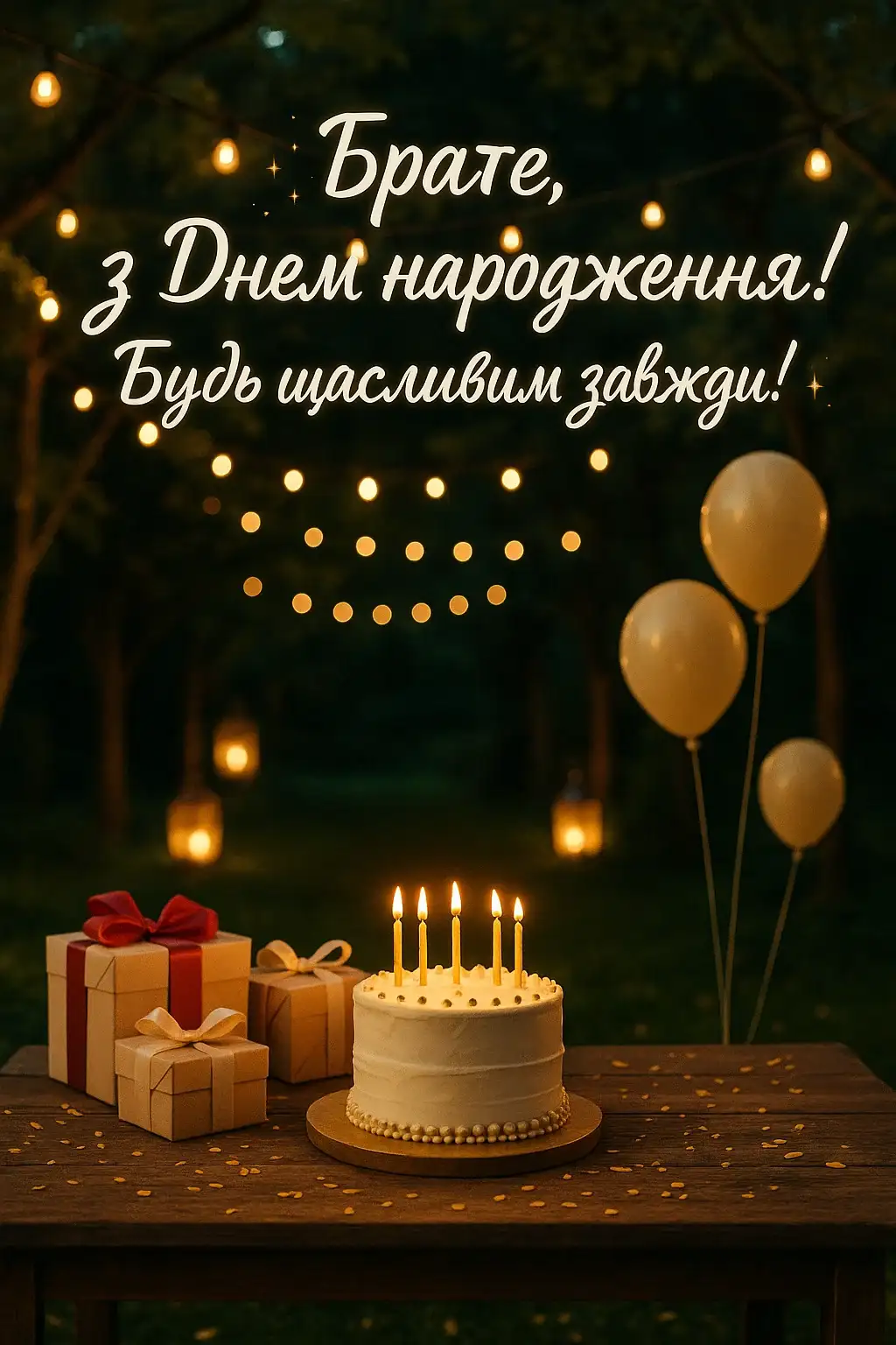 Привітання з днем народження для брата