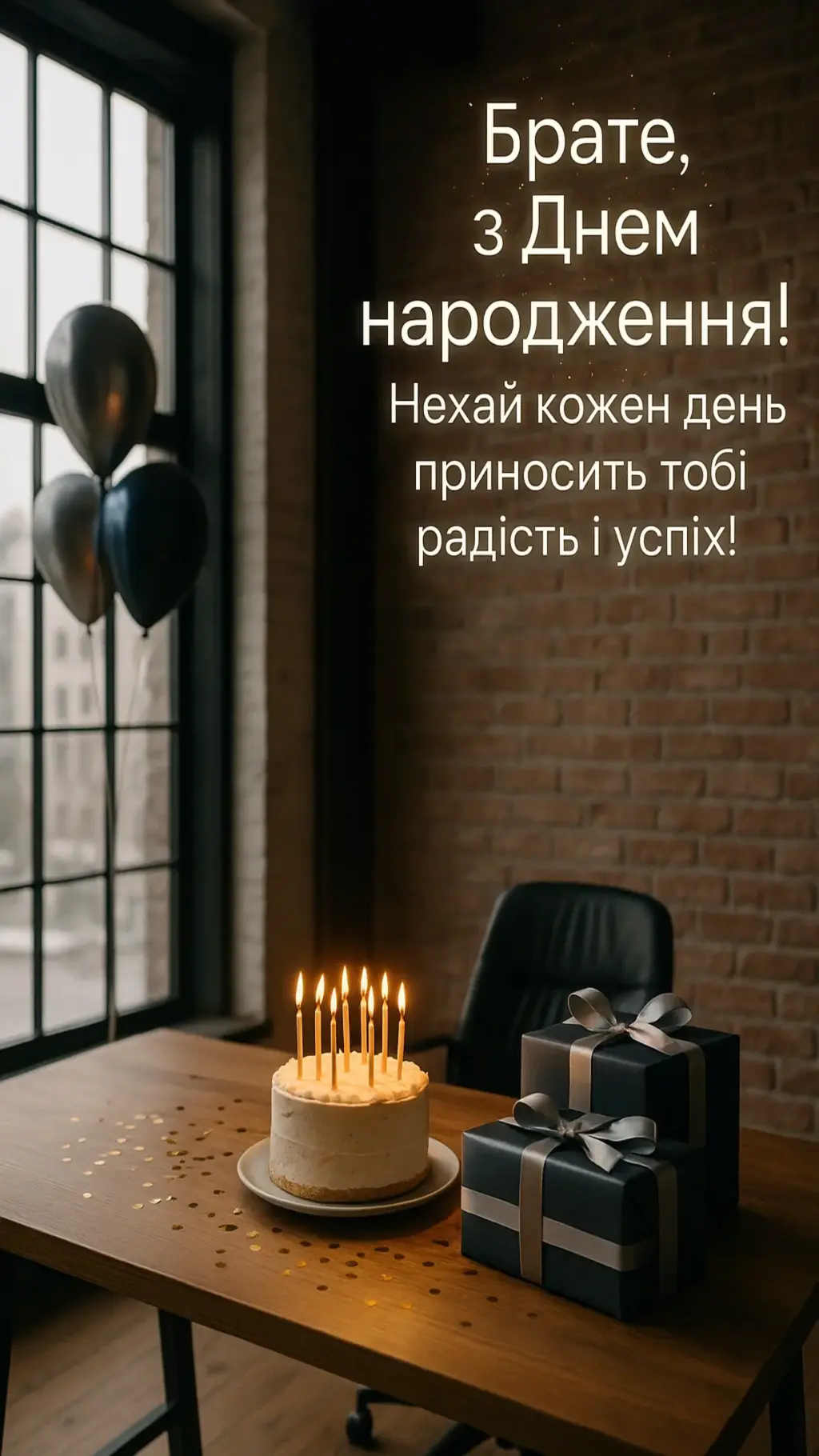 Привітання з днем народження для брата