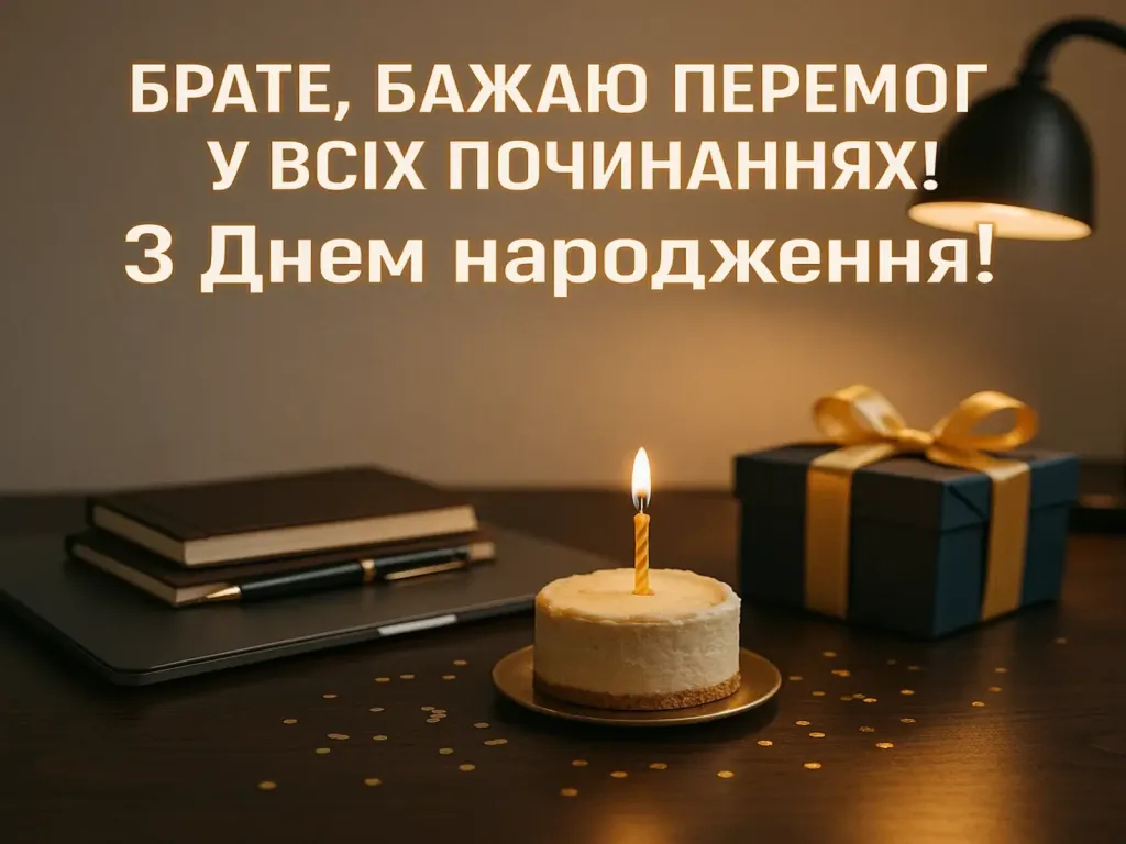 Привітання з днем народження для брата