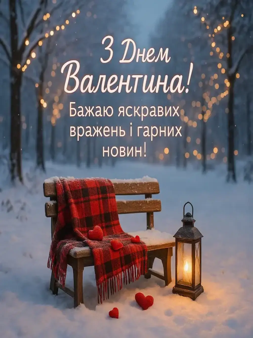 Дружні привітання з днем святого валентина