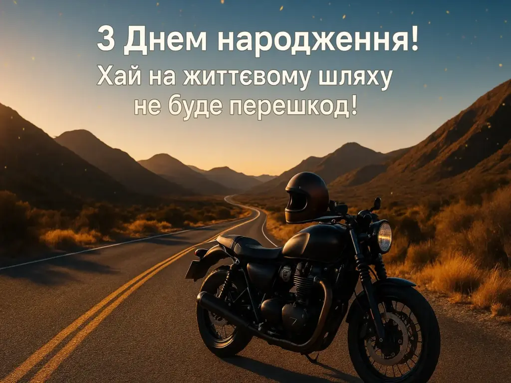 Привітання з днем народження для мужчини