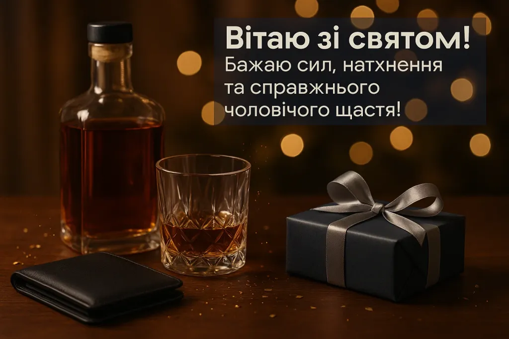 Привітання з днем народження для мужчини