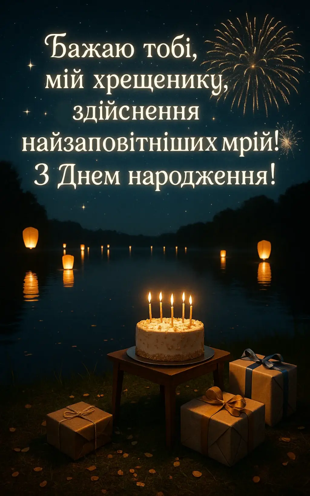 Привітання похресника з днем народження Привітання похресника з днем народження