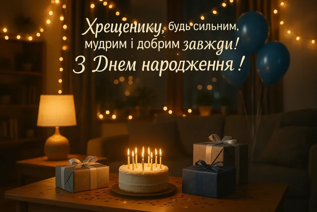 Привітання похресника з днем народження Привітання похресника з днем народження