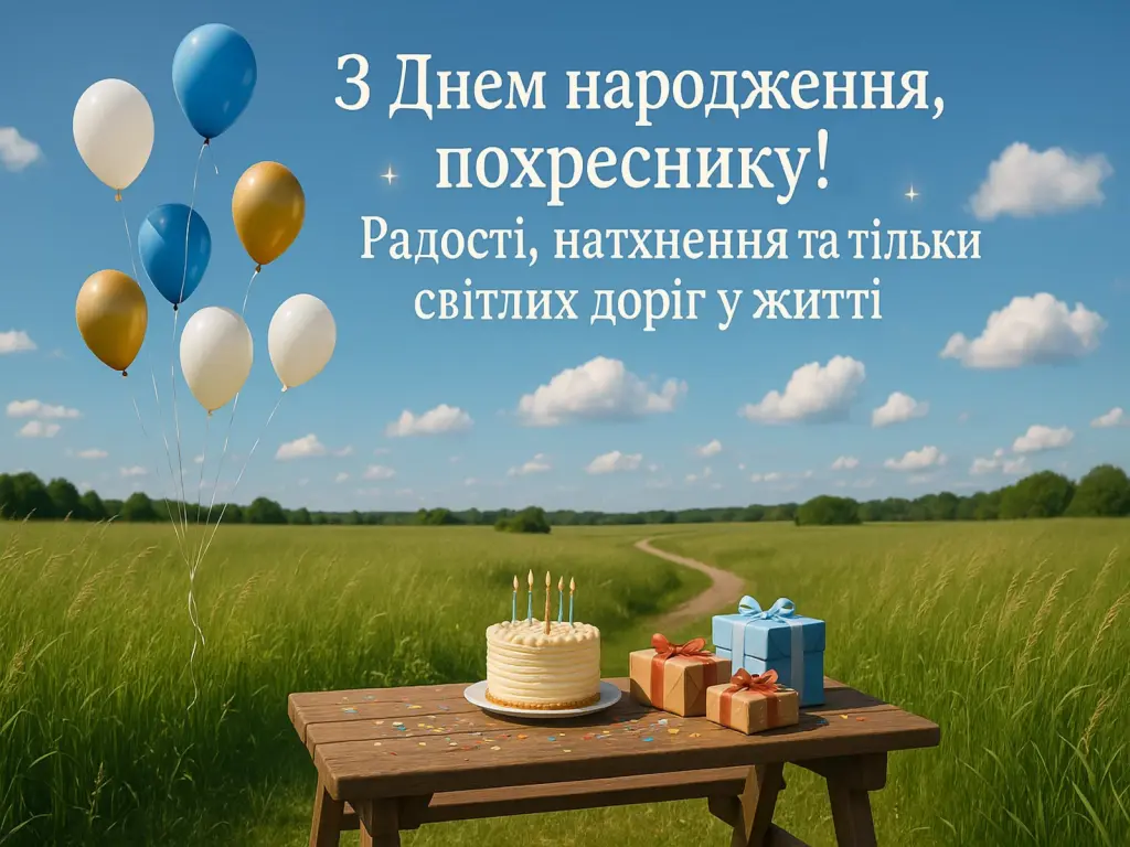 Привітання похресника з днем народження Привітання похресника з днем народження
