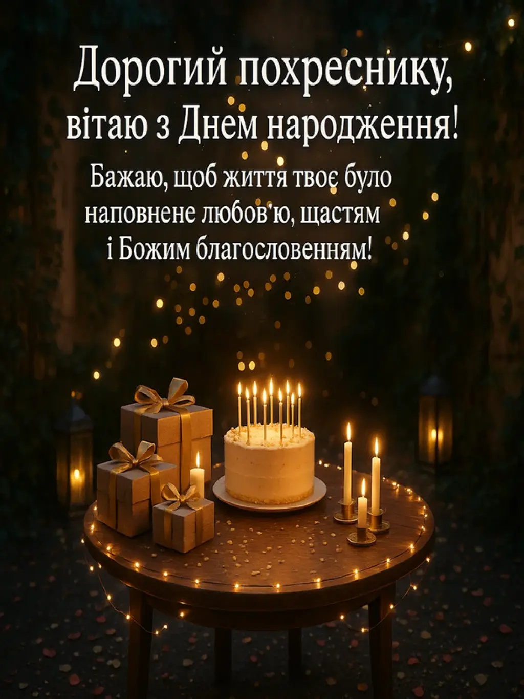 Привітання похресника з днем народження Привітання похресника з днем народження