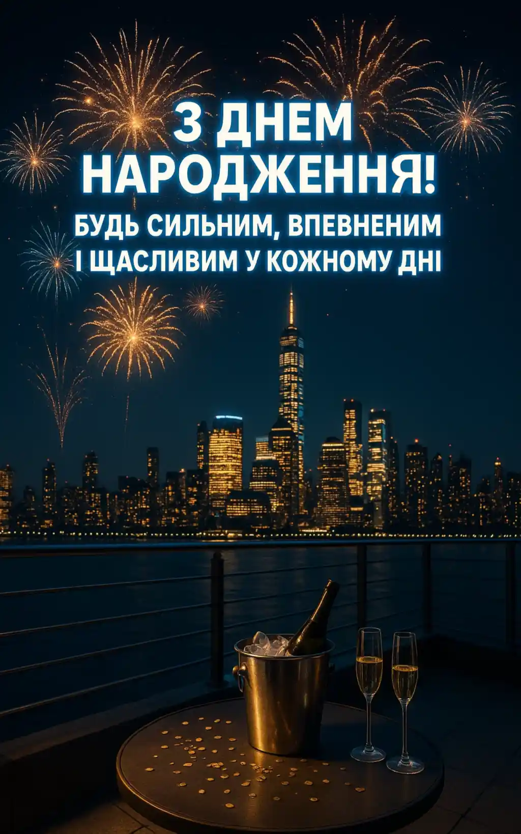 Привітання з днем народження для чоловіків
