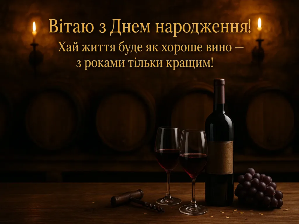 Привітання з днем народження для чоловіків