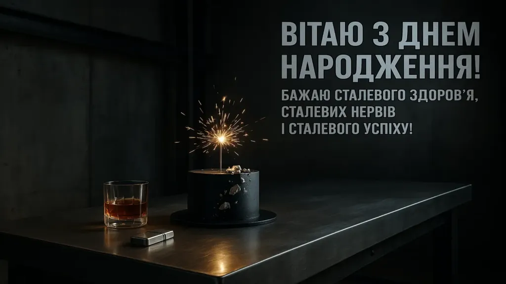 Привітання з днем народження для чоловіків
