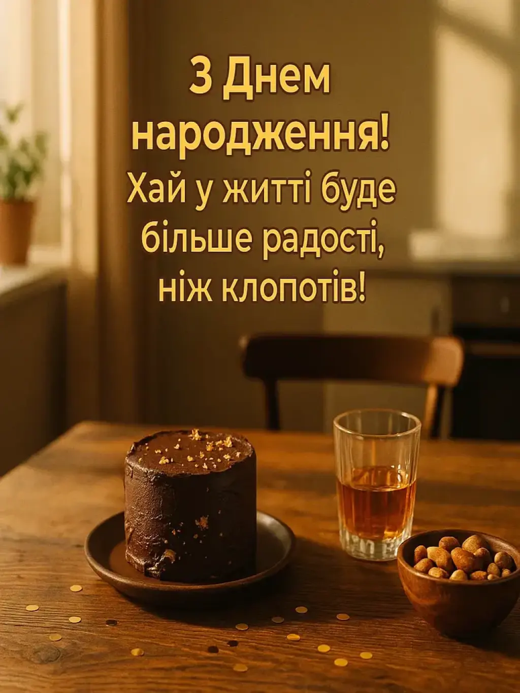 Привітання з днем народження для чоловіків