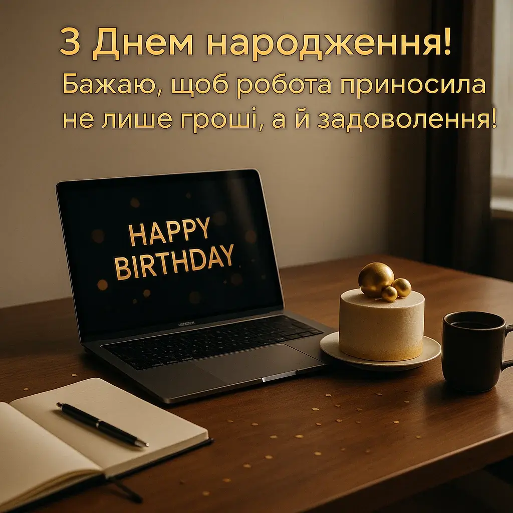 Привітання з днем народження для чоловіків