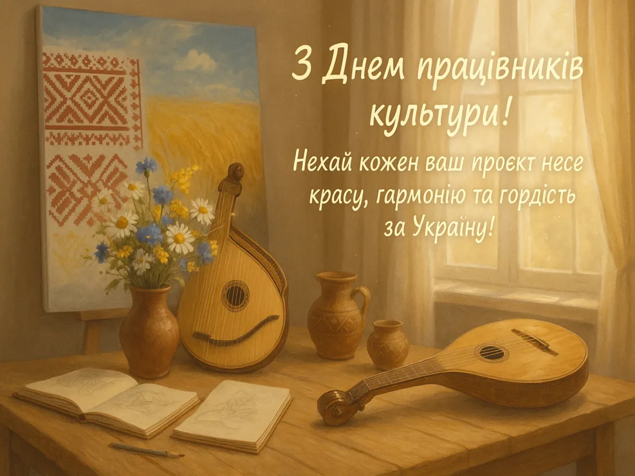 Привітання з днем працівників культури