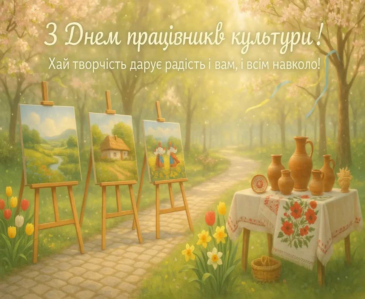 Привітання з днем працівників культури