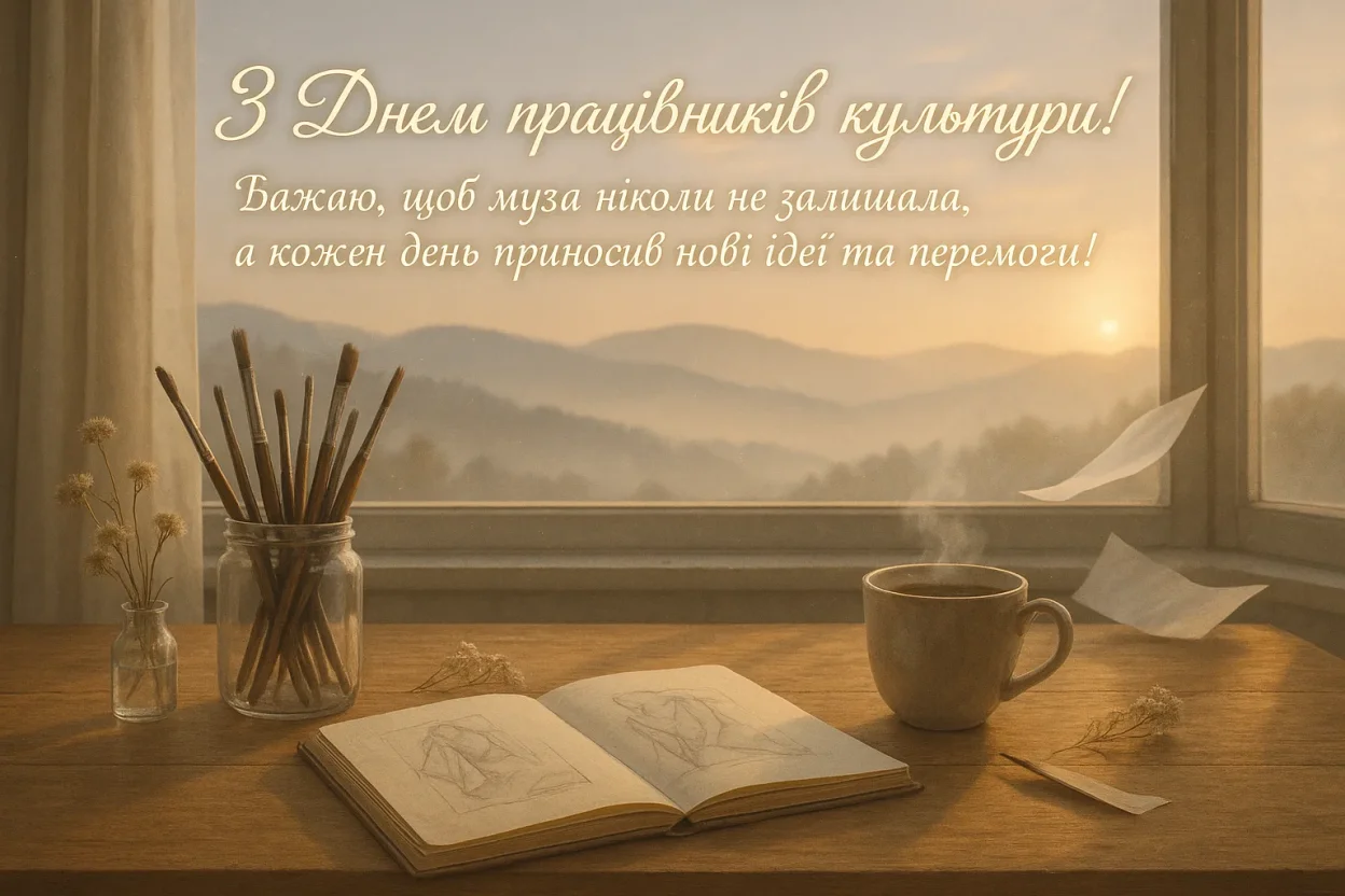Привітання з днем працівників культури