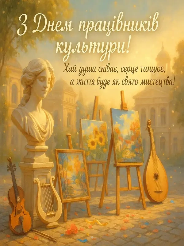 Привітання з днем працівників культури