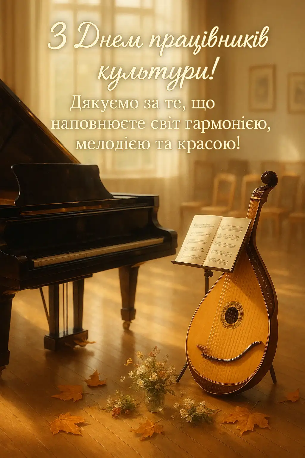 Привітання з днем працівників культури