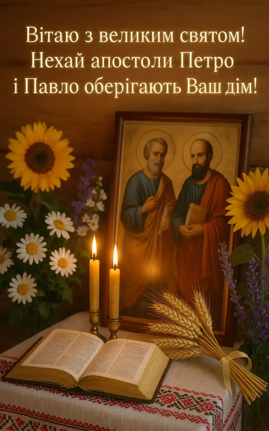 Привітання з Петра і Павла Привітання з Петра і Павла