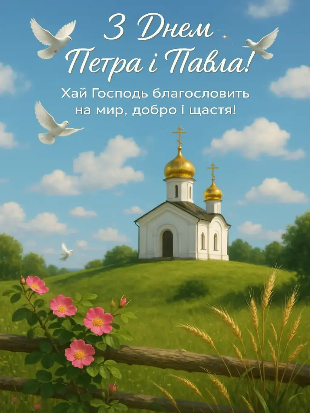 Привітання з Петра і Павла Привітання з Петра і Павла