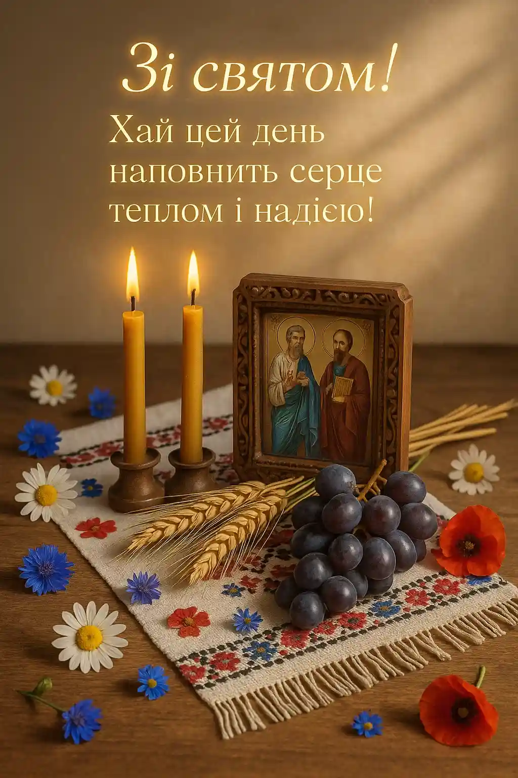 Привітання з Петра і Павла Привітання з Петра і Павла