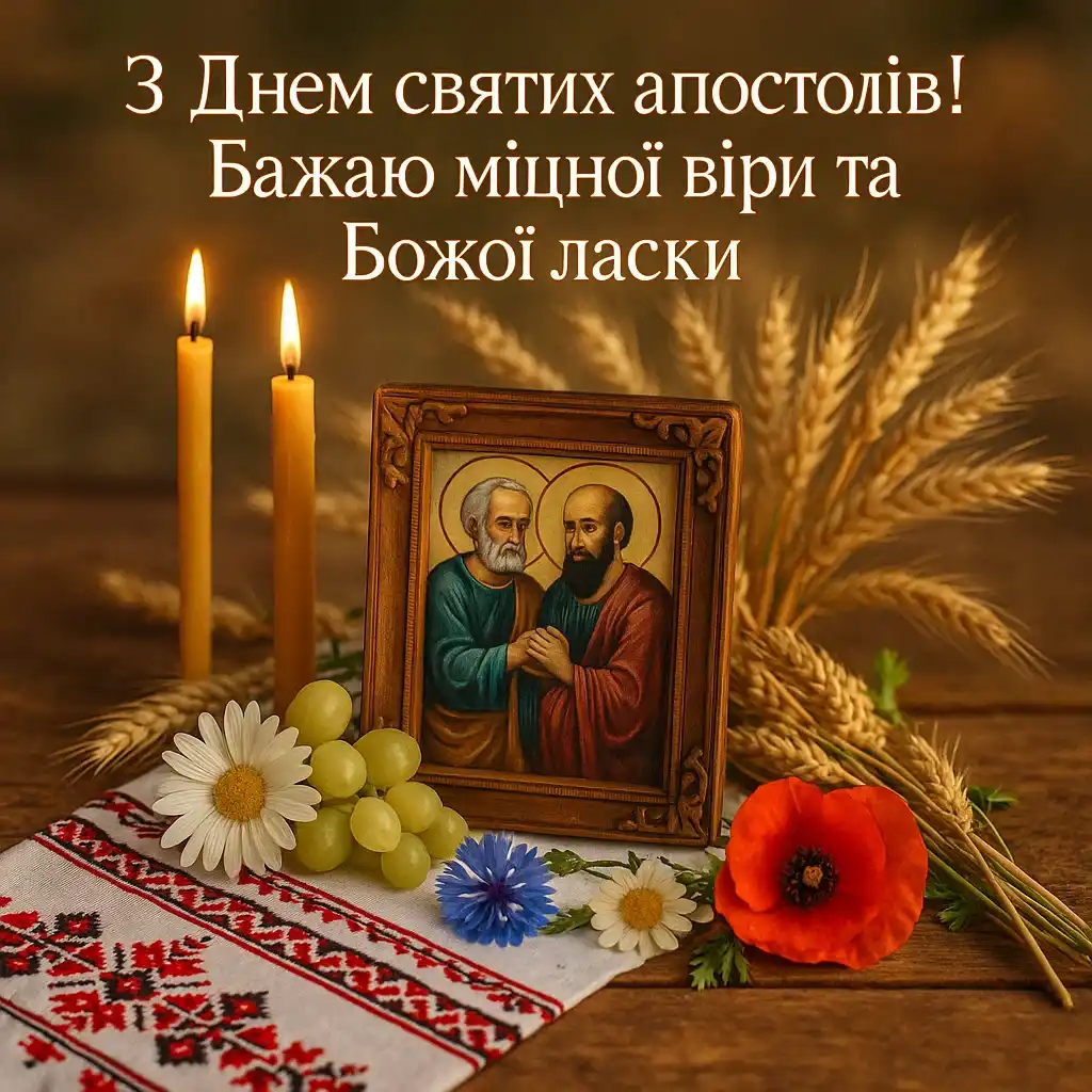 Привітання з Петра і Павла Привітання з Петра і Павла