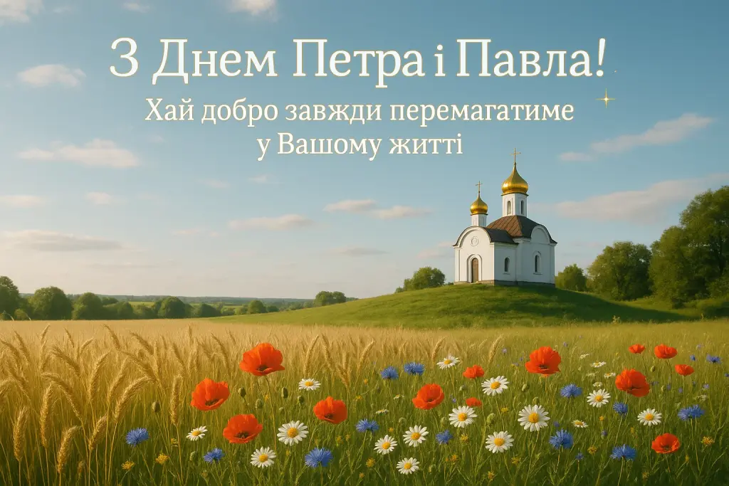 Привітання з Петра і Павла Привітання з Петра і Павла
