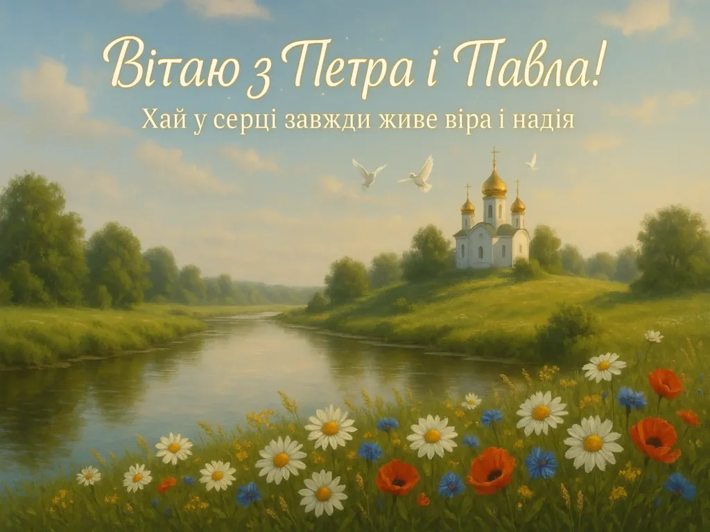 Привітання з Петра і Павла Привітання з Петра і Павла