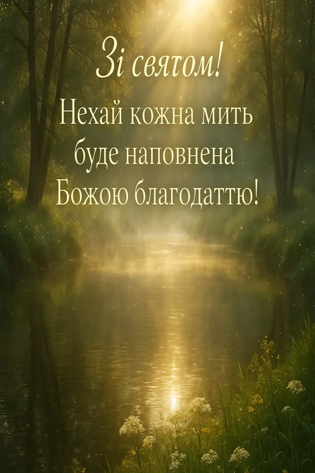 Привітання з преображенням господнім