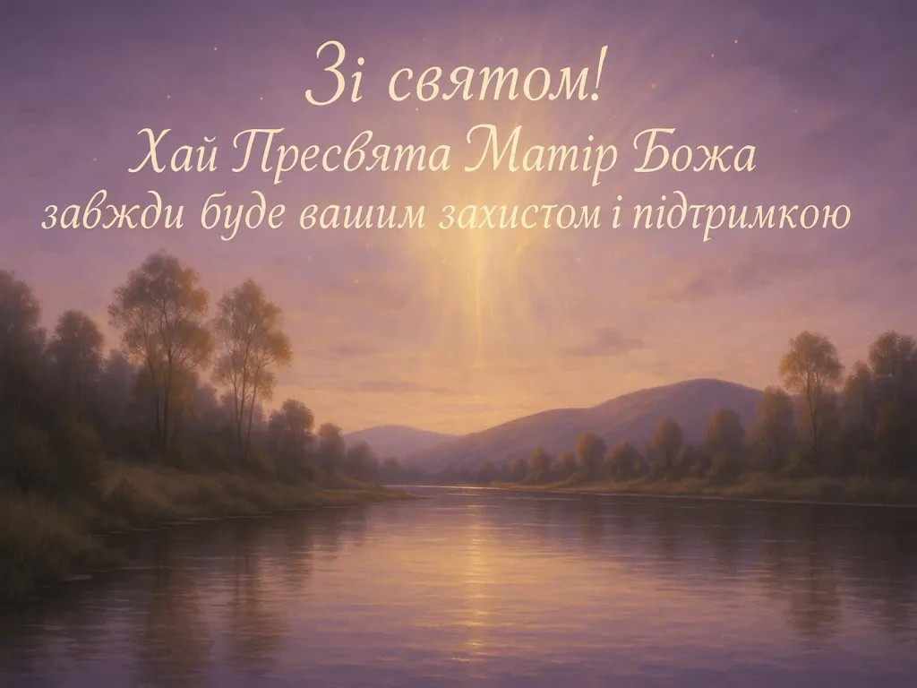 Привітання з успінням пресвятої Богородиці