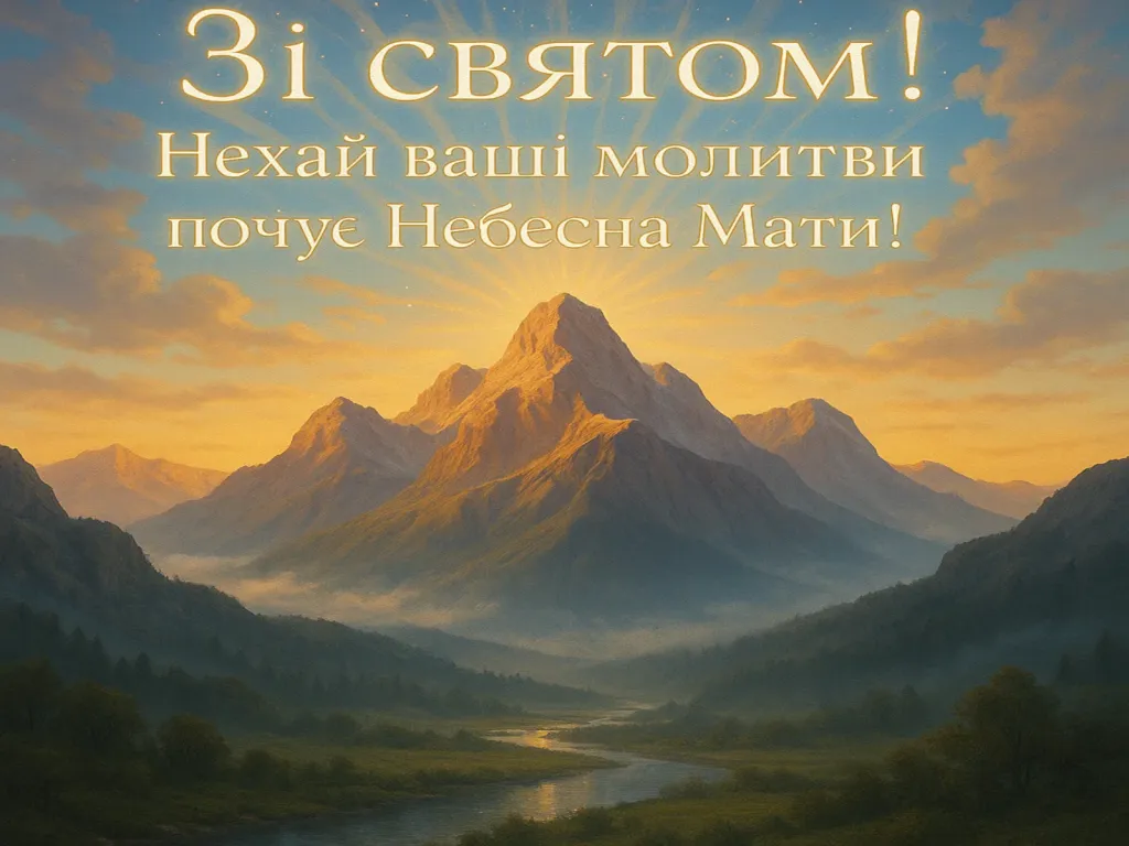Привітання з успінням пресвятої Богородиці
