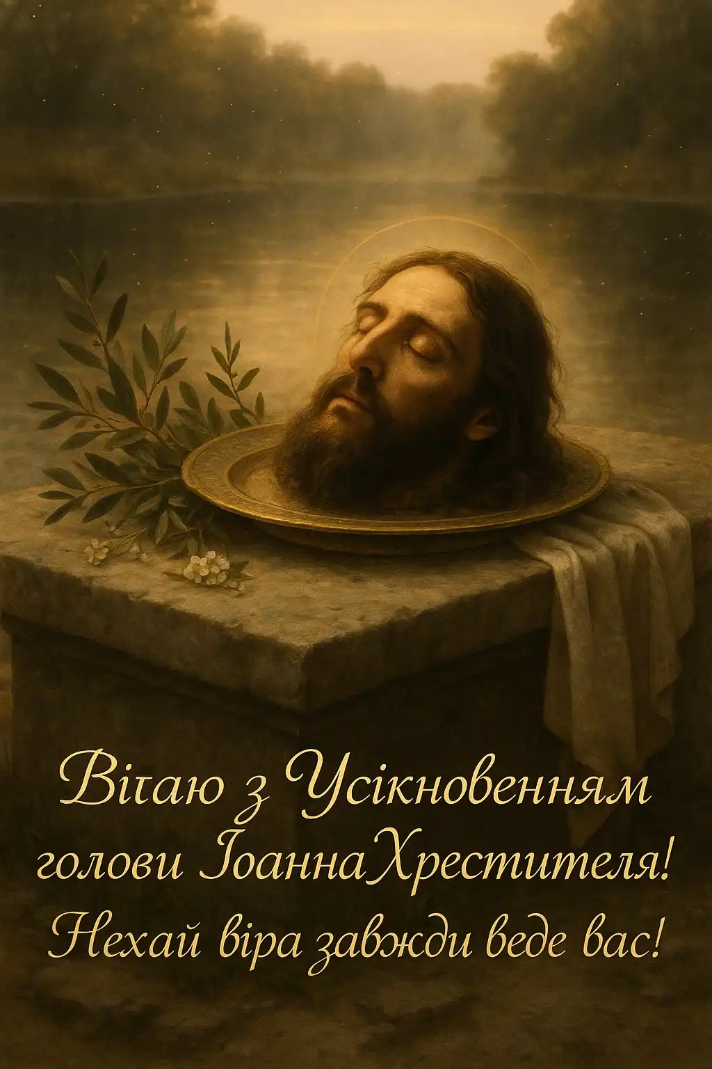 Привітання з усікновенням голови Іоанна хрестителя Привітання з усікновенням голови Іоанна хрестителя