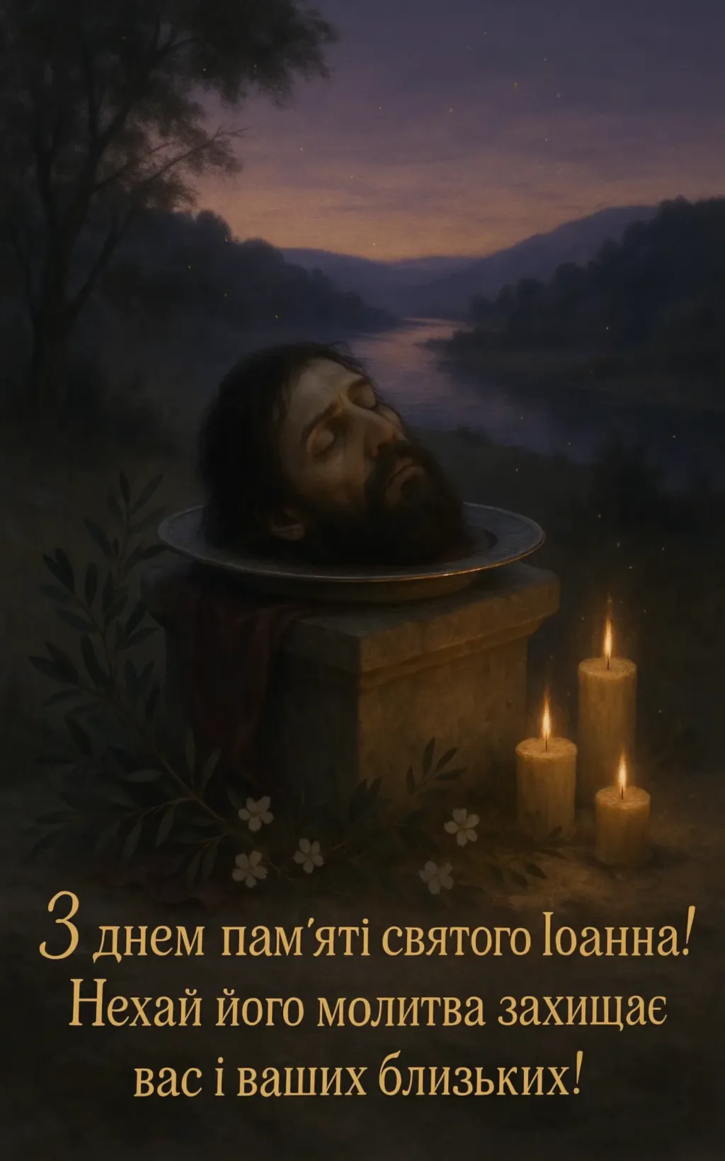 Привітання з усікновенням голови Іоанна хрестителя Привітання з усікновенням голови Іоанна хрестителя