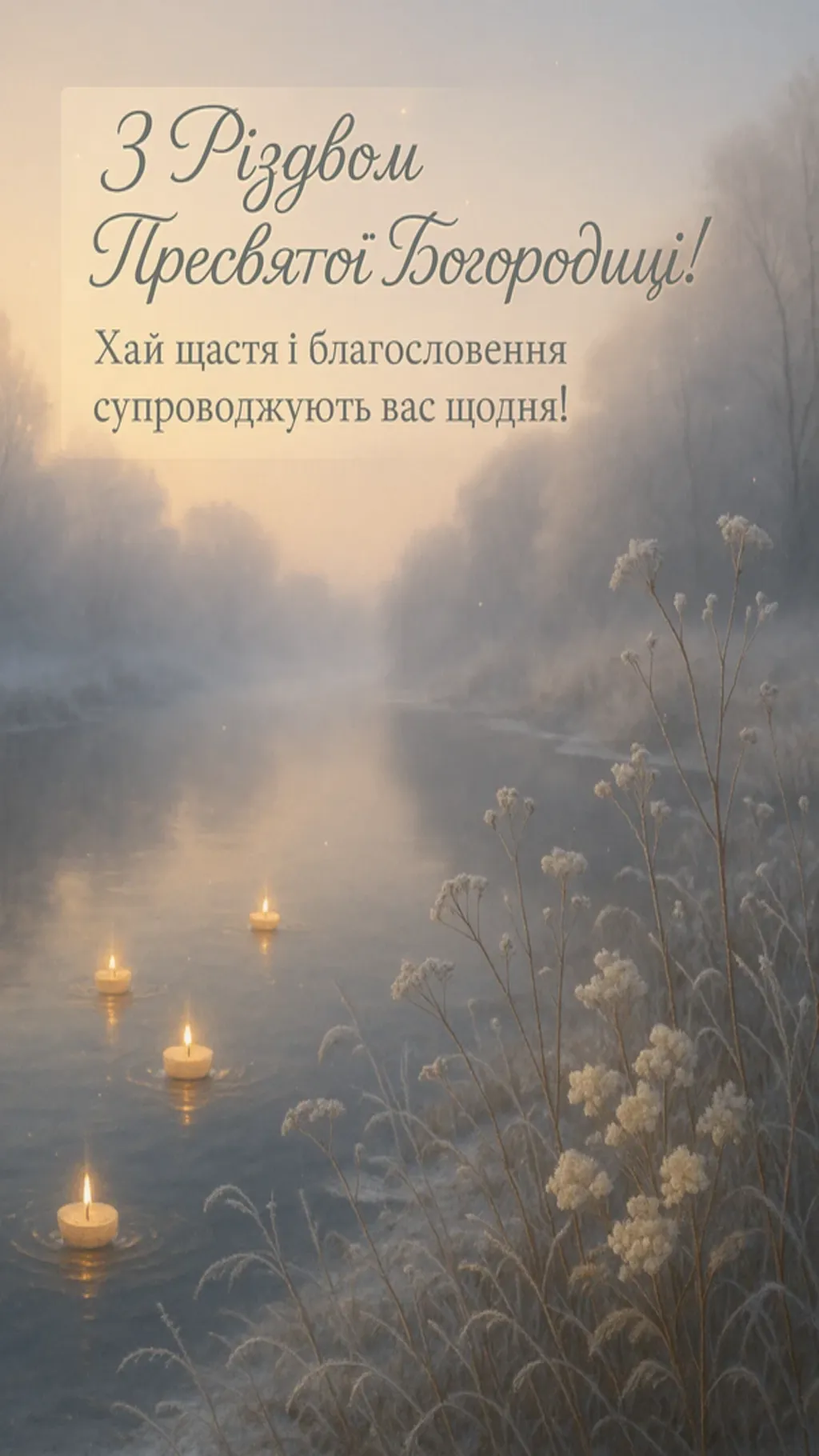 Привітання з Різдвом пресвятої богородиці