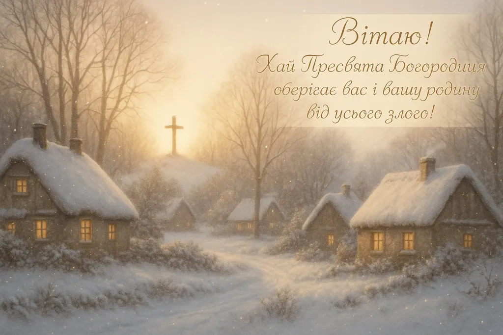Привітання з Різдвом пресвятої богородиці
