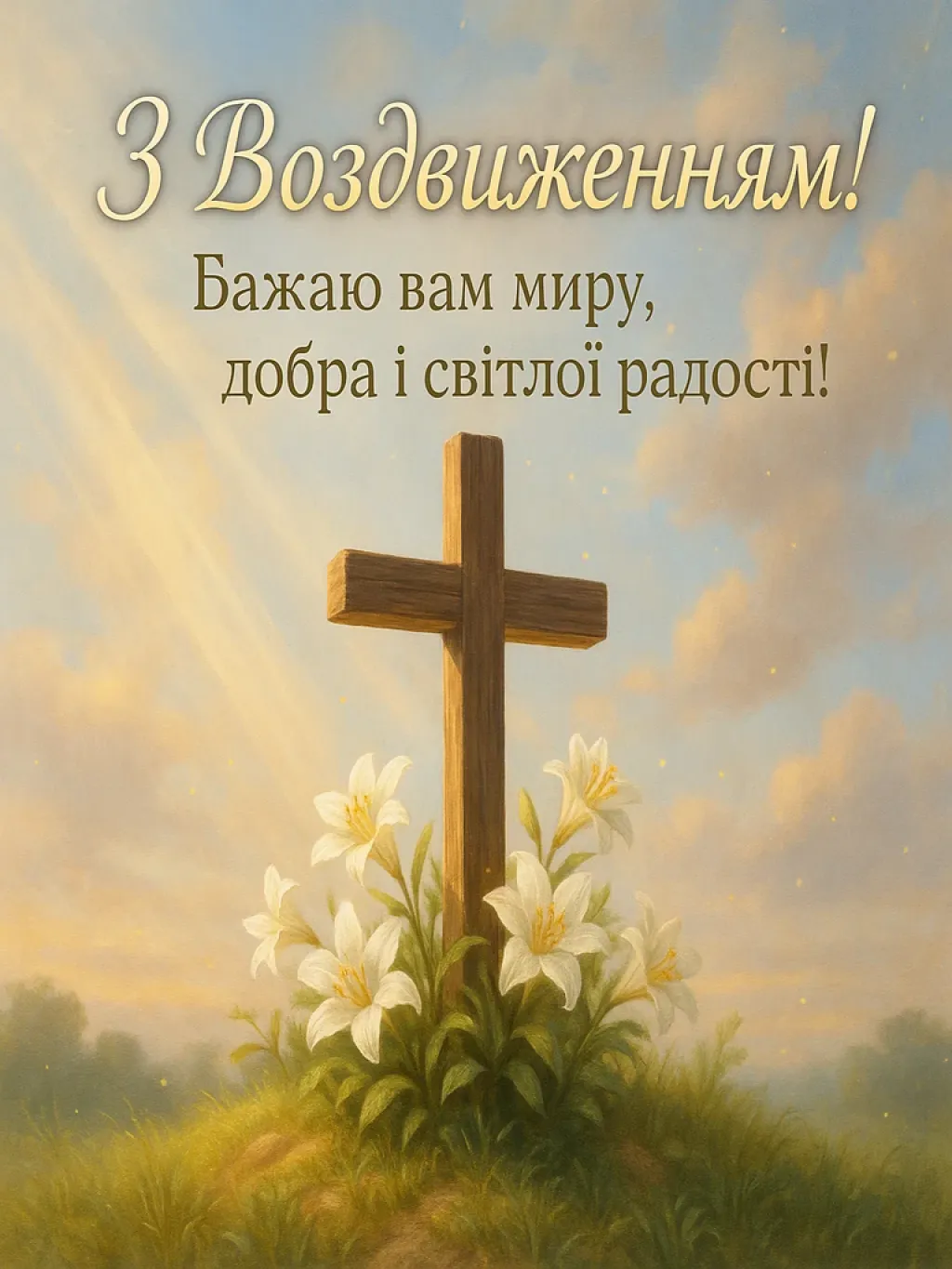 Привітання з воздвиженням хреста господнього