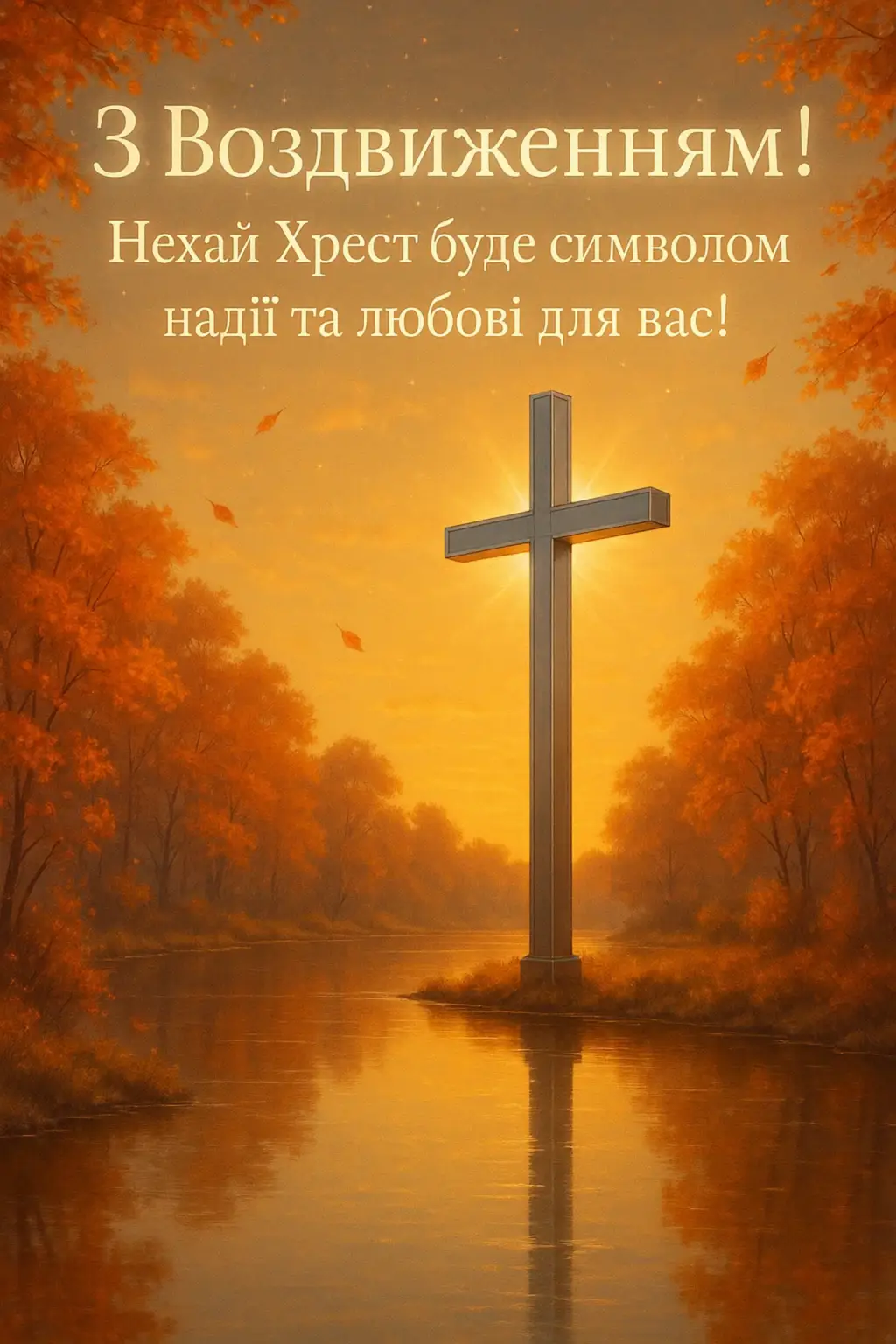 Привітання з воздвиженням хреста господнього