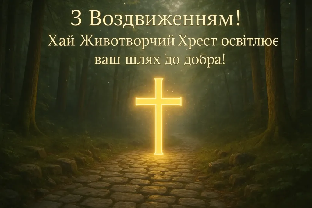 Привітання з воздвиженням хреста господнього
