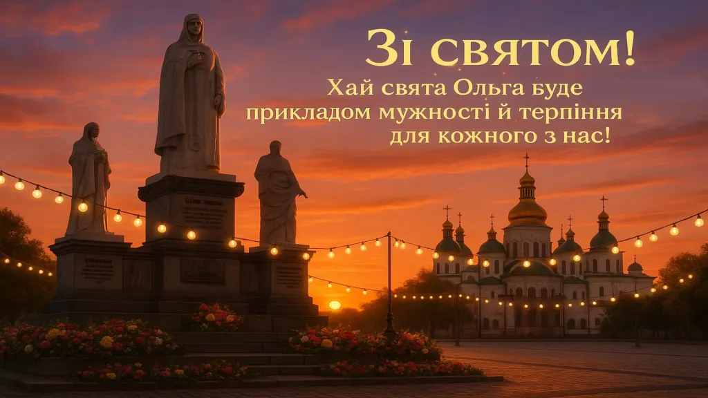 Привітання зі святом княгині київської Ольги