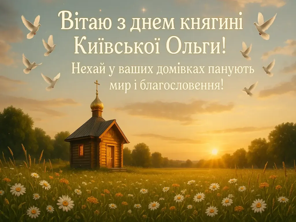 Привітання зі святом княгині київської Ольги
