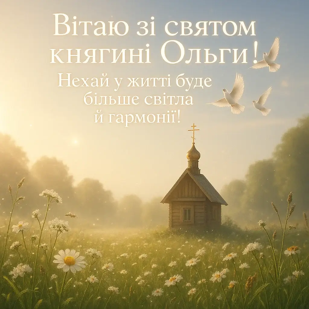 Привітання зі святом княгині київської Ольги
