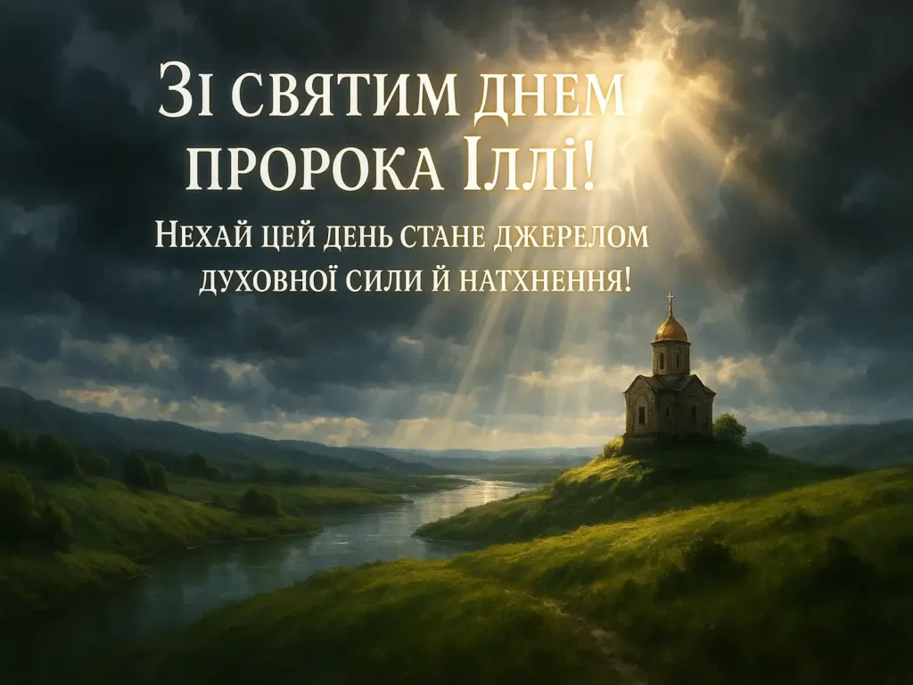 Привітання з днем пророка Іллі Привітання з днем пророка Іллі