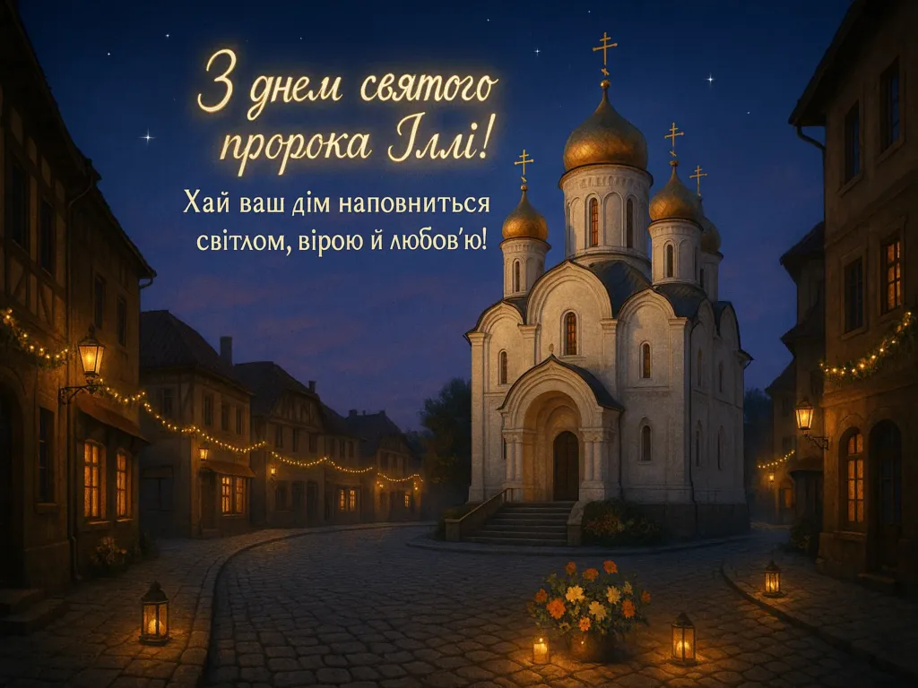 Привітання з днем пророка Іллі Привітання з днем пророка Іллі