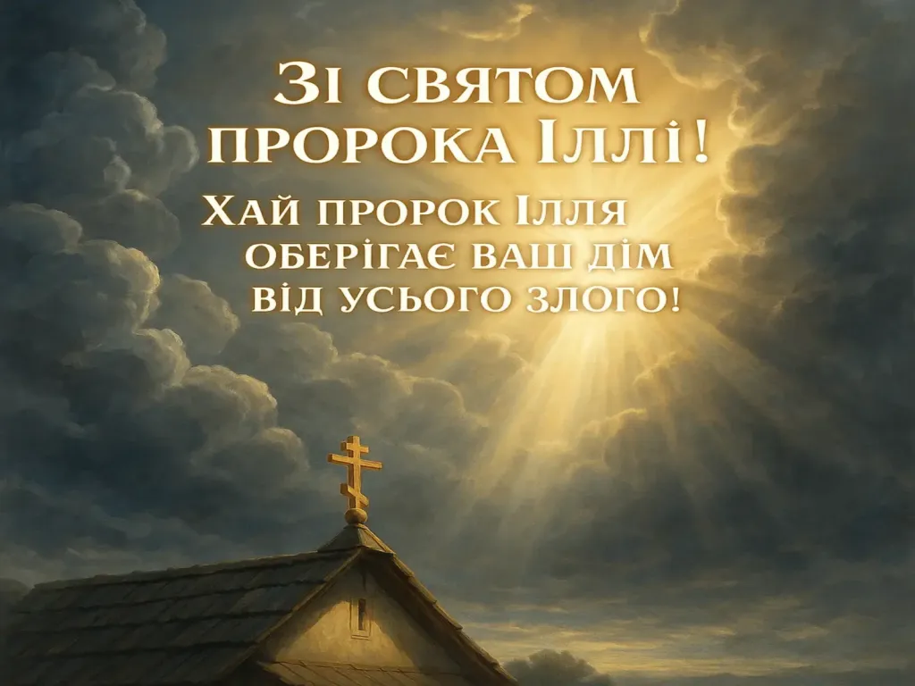 Привітання з днем пророка Іллі Привітання з днем пророка Іллі