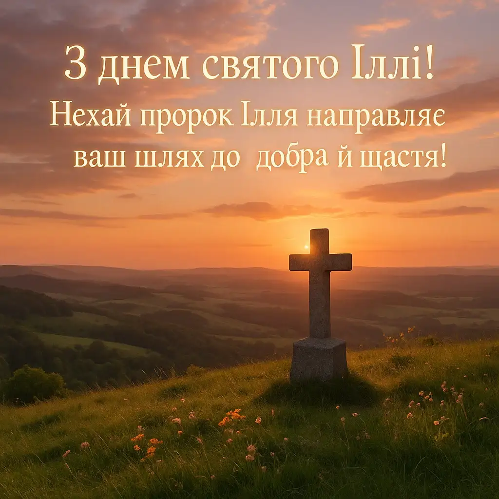 Привітання з днем пророка Іллі Привітання з днем пророка Іллі
