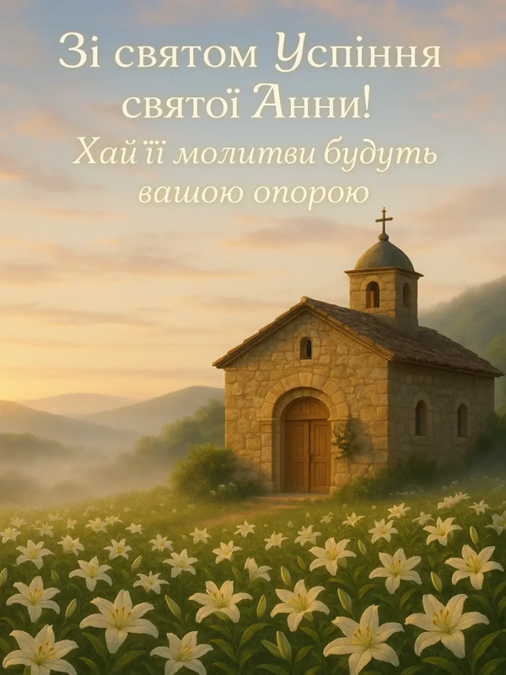 Привітання з успінням святої анни