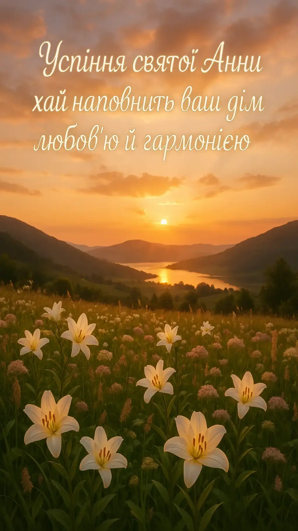 Привітання з успінням святої анни