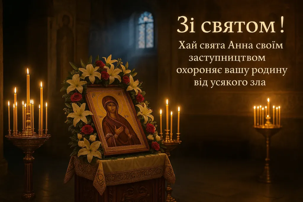 Привітання з успінням святої анни