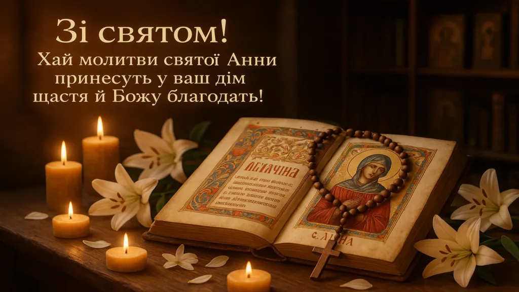Привітання з успінням святої анни